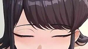 이 애니 장면에서 코미가 멋진 오럴 트릿 줌