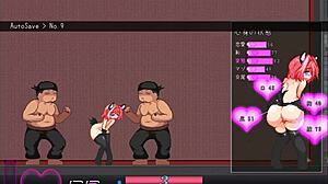 嘿，看看这个Elis Dysnomia日本画廊第二部分，动漫色情游戏中的口交导致高潮