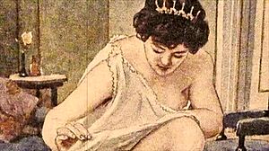 Vintage Erotic Drawings Showcase Retro Hairy Sensual Scenes