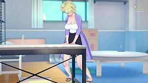 الزوجة المتحرقة ميتسوكي باكوغو تتمايل في ماي هيرو أكاديميا