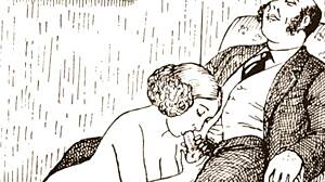 Vintage Erotic Drawings with Sensual Retro Charm