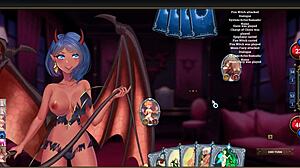 succubus kamado dominates with feet and submission