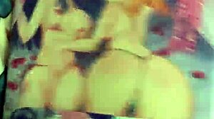 Manga hentai scene sa zadirkujućim dodirima i skrivenim požudama