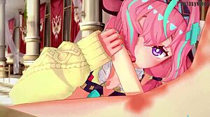 Varessa Blowjob and Boobjob in Genshin Impact 2