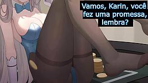 karin and asuna hunt the white bunny