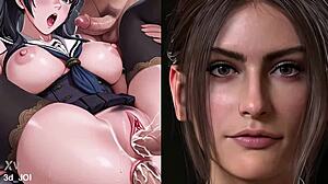Double penetration and double creampie in this wild ASMR JOI