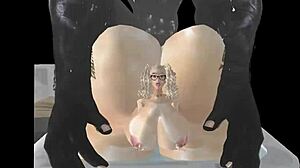 cum slut gets filled in 3d cartoon anime