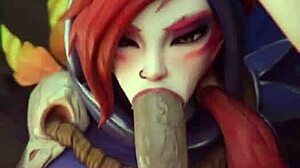Fox Girl Sucks and Fucks with Wild Passion