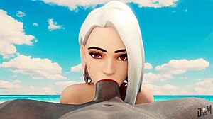 animated girls compilation features various scenes from anime with oral moments put together