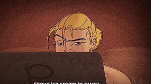 Big Tits Anime Babe Sucks Huge Monster Cock in Ice Cream Forzart