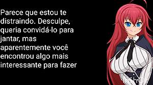 Jerk Off Instructions with Hentai Rias Translated