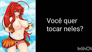 rias joi hentai got me hooked, wow! 😍