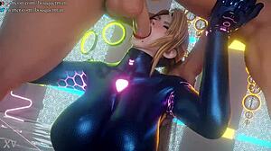 Hey, let's talk about Samus Aran in that Metroid 3D scene.