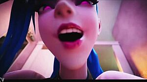 见过热辣的3D变态 蒂坦少年中的金克斯疯狂吗？