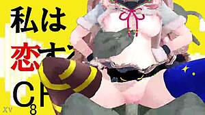 Geiler MMD Hentai Rock-Fick mit wilden Moves