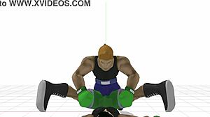 Little Mac takes gay anal assfucking in yaoi game scene