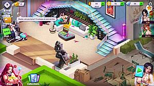 maid servant at hornyvilla gameplay with hot women and big tits getting wild