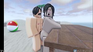 Roblox RR34アニメ：ビーチチャンピオンシップショック！