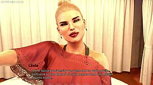 Horny dude bangs stepmom’s curvy friend by pool. Lucky guy lives milfylicious 3D game fantasy.