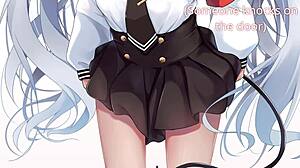 Blue Archive lepas instruksi onani keras selama liburan bikini Iori yang panas di hentai anime ini