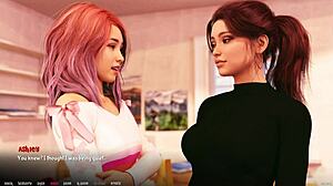 רגשות עזים כשנערה מטפלת בזין ענק במשחק הנטאי עם ציצים גדולים ופעולה בתחת