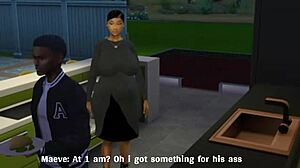 嘿，你觉得在Simvillage和爸爸在牧场户外会变得疯狂吗？