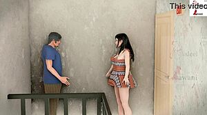 office boy takes jasmine hard in unexpected disney office encounter