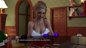 The Lust City 47 - 18 Year Old Busty Christmas Elf Reveals Huge Boobs and Beautiful Body for Santa