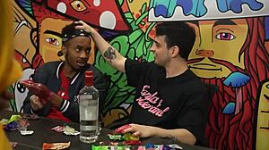 Oh man, tasting all these flavored condoms in a gay hentai massage session sounds wild, right