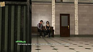 Leap of faith 122 features anime game scenes with 3d elements.