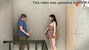 office boy takes jasmine hard in unexpected disney office encounter