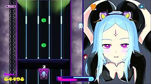 riding wild to bounce city in chapter 1 with dildo fun