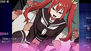 如果女主角黑暗面爆发在全日本画廊口交场景