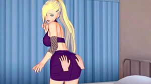 Ino Drenched in Semen by Sasuke in Naruto Hentai Scene. What a Mess!