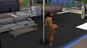 hey, you think it gets freaky in simvillage with daddy outdoors on the ranch?