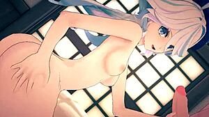 Furina Engages in Steamy Intense Sex in Genshin Impact