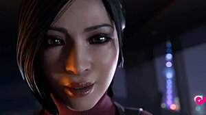 Incredible handjob animation featuring Ada Wong and Leon!