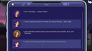 Big titted milf teases horny guy in garden