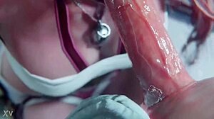 Hej, guram duboko u grlo za hardcore orgazam