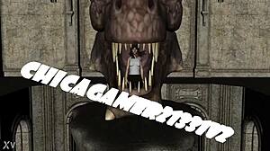 Mulher Vore 3 Alta Gigante Devora Você em Animação 3D POV!