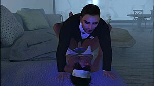 Intens fingrings-belöning i animation