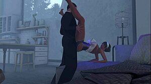 Intense Fingering Reward in Animation