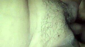 Ibu mertua takes black teen cock in hardcore fucking with blowjob creampie kissing licking big ass.