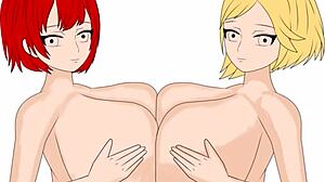 yo, check this hentai speed painting with big tits in 22!