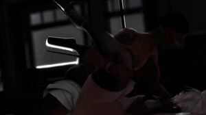 White tranny feels deep passion