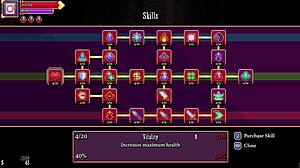 scarlet maiden game takes us through mask dungeon with hot redhead action