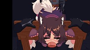 Oh damn, imagine getting spitroasted in the pillory from your POV in this wild hentai scene. It's intense!