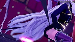 Hina 3D Cartoon Anime Scene