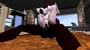 Intense interracial creampie passion