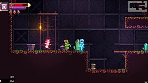 Permainan Scarlet Maiden Bawa Kami Melalui Dungeon Topeng Dengan Redhead Panas Action